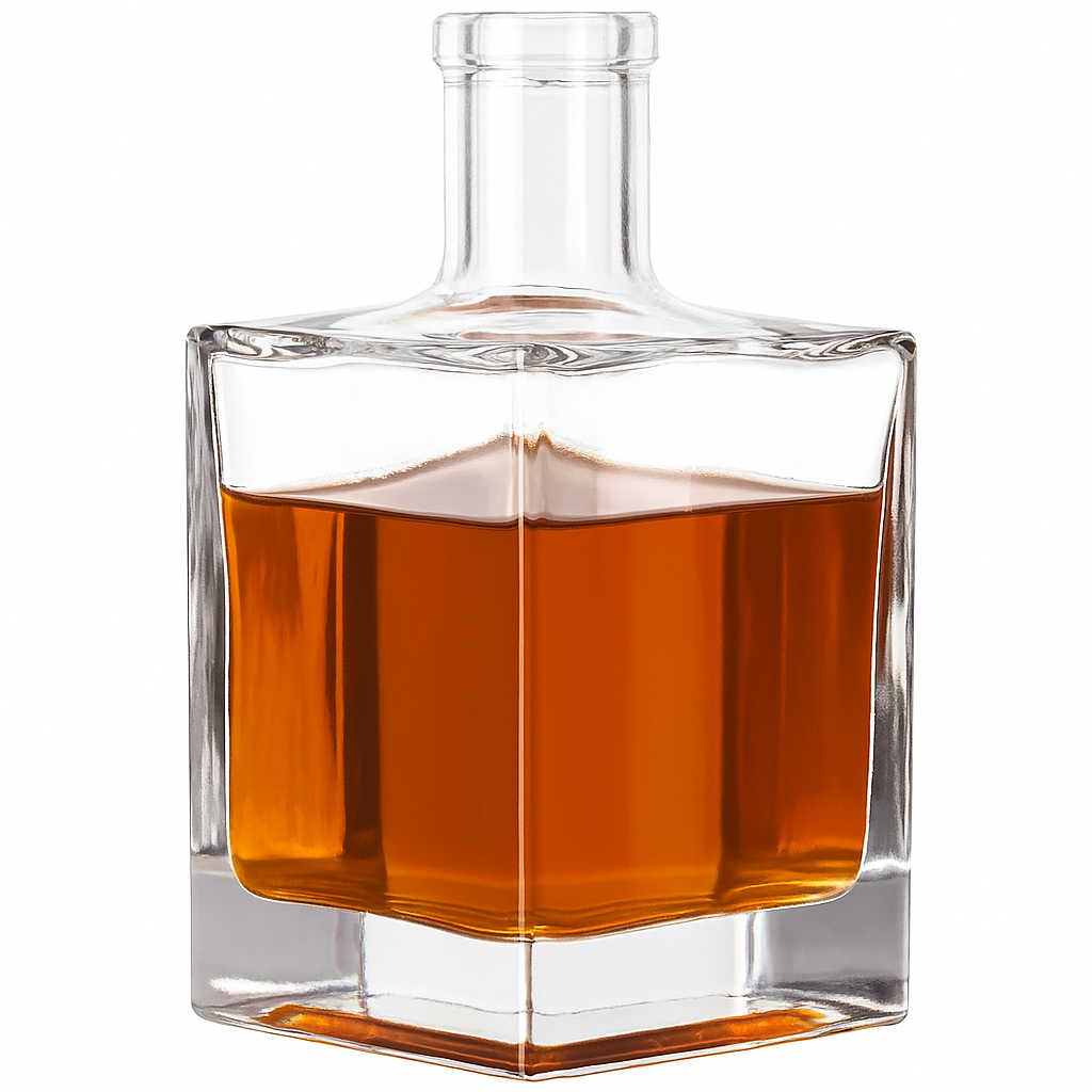 Garrafa de vidro quadrada Cube 500 ml - Imagem 7