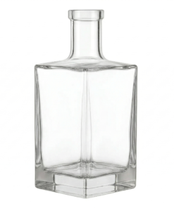 Garrafa de Vidro Cube Alta 500 ml