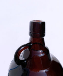 Growler de vidro 2 Litros com alça e tampa swing top para chope fresco.