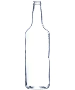 Garrafa de vidro de 1 litro modelo Guala para xaropes e coquetelaria.