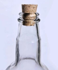 Garrafa de vidro de 1 litro modelo Guala para xaropes e coquetelaria.