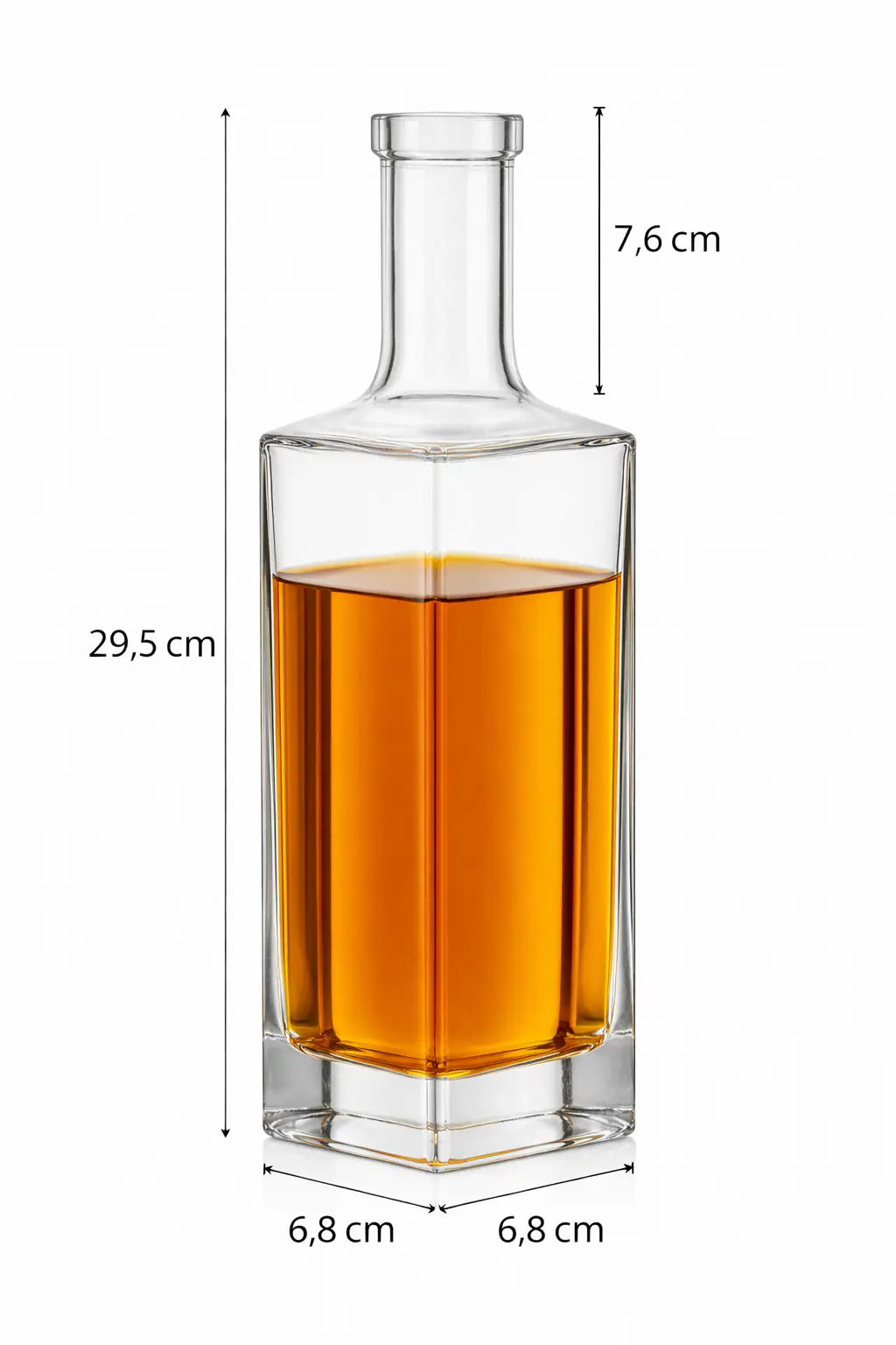 Garrafa de vidro Quadra 750ml - Imagem 9