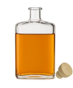 Garrafa de vidro modelo Borgonha Borgô 750ml para vinhos finos e hidromel.
