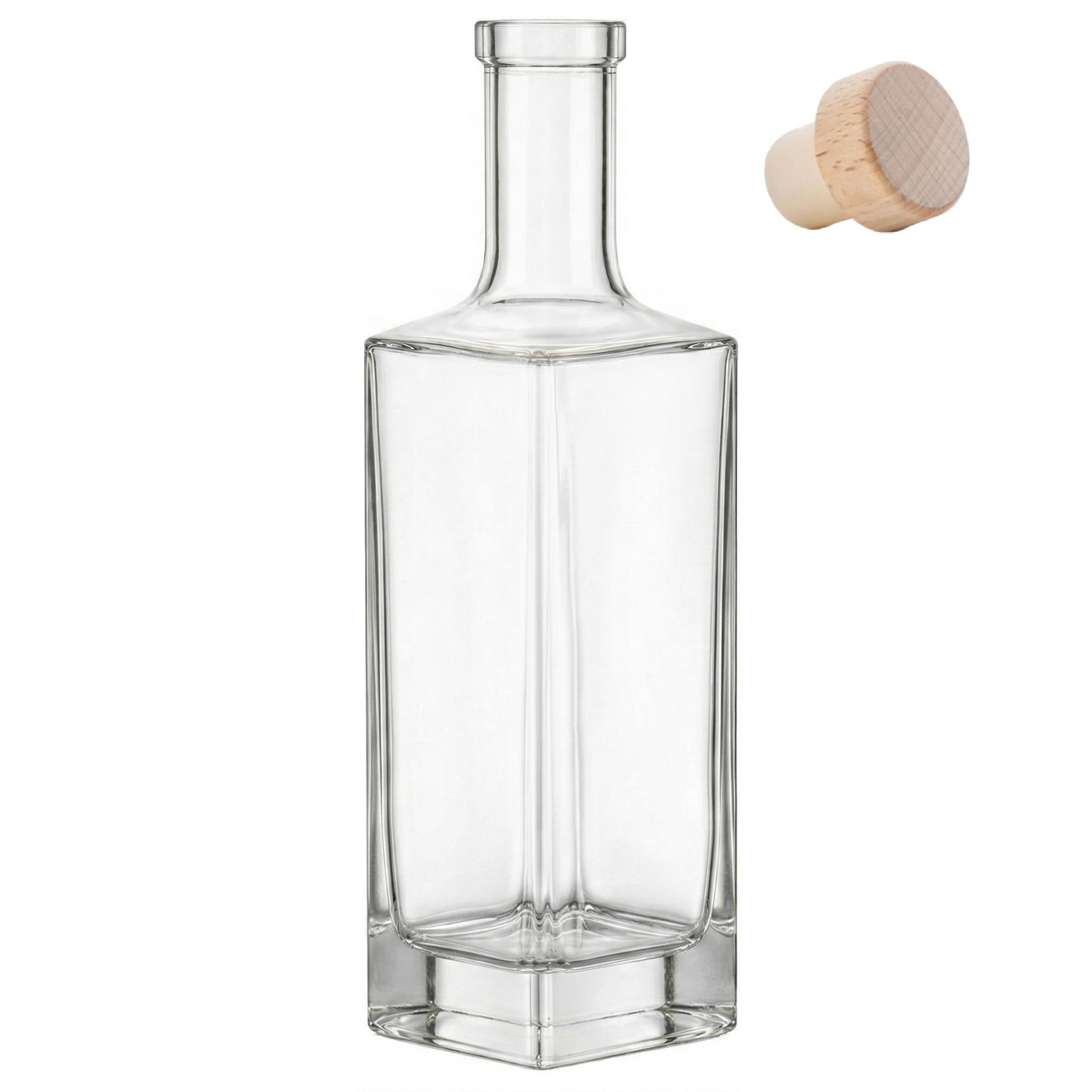 Garrafa de vidro Quadra 750ml - Imagem 4
