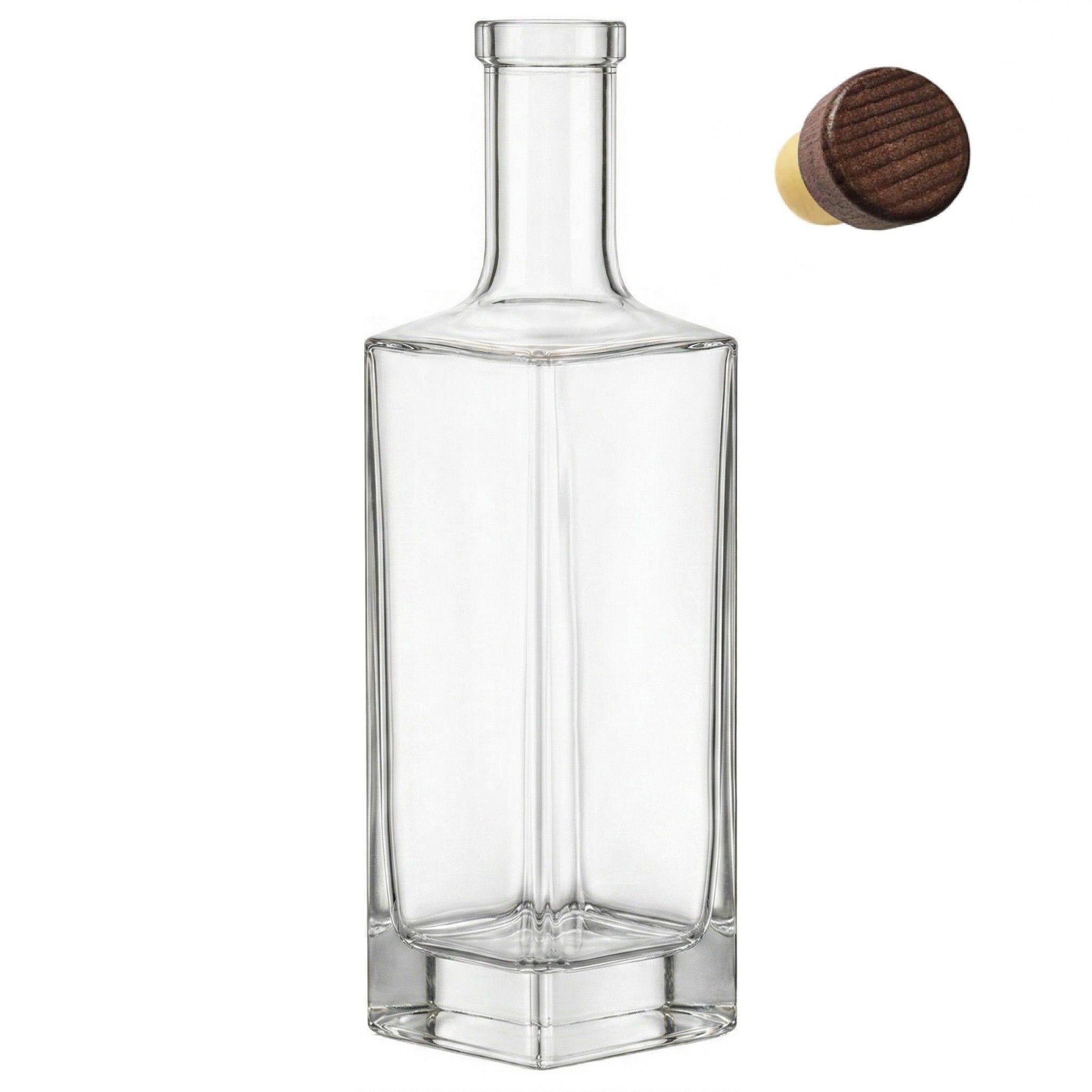 Garrafa de vidro Quadra 750ml - Imagem 3