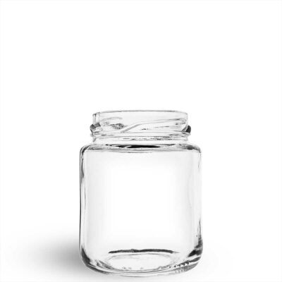 Pote de vidro modelo Belém 240 ml para geleias e pimentas