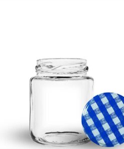 Pote de vidro modelo Belém 240 ml para geleias e pimentas