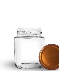 Pote de vidro modelo Belém 240 ml para geleias e pimentas