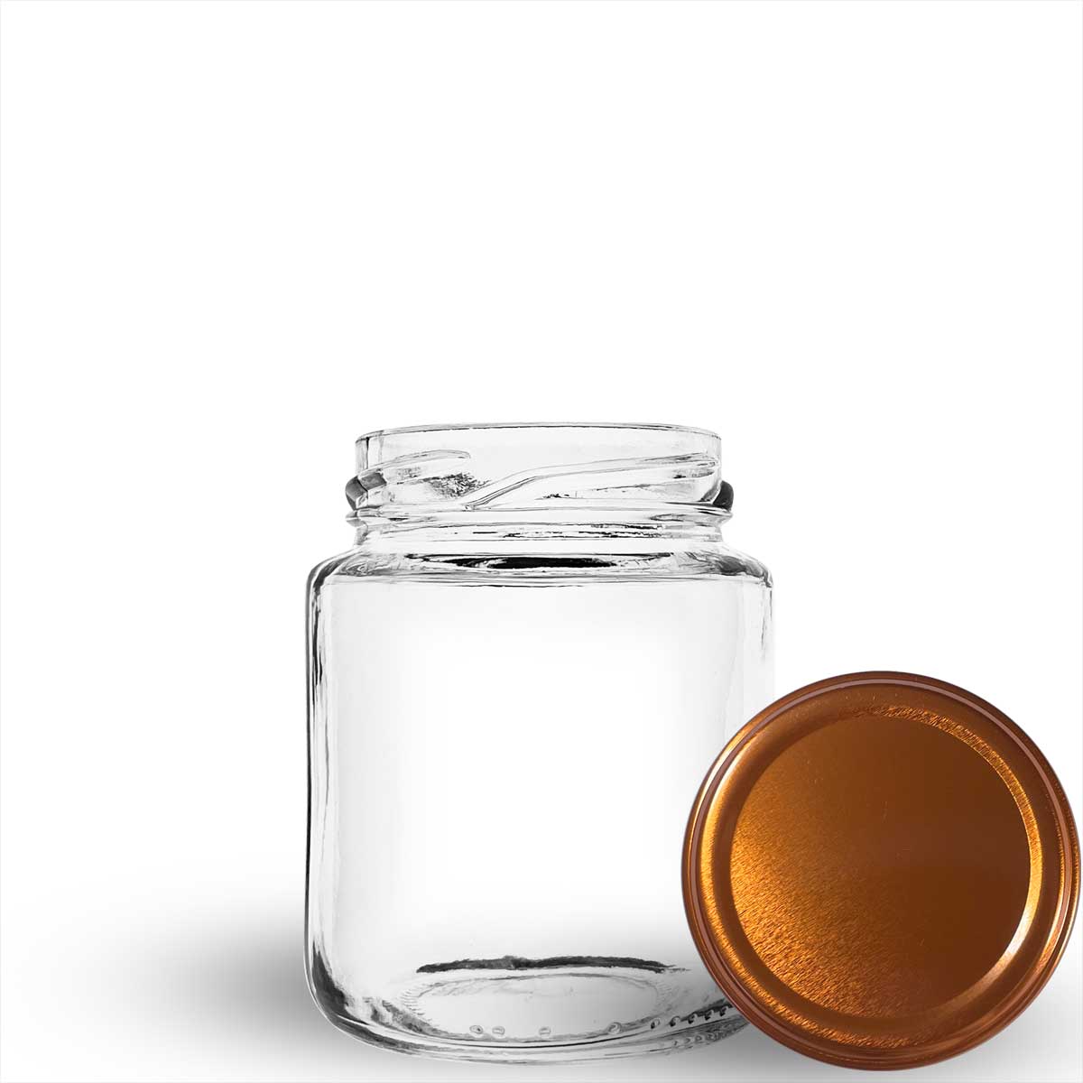 Pote de vidro modelo Belém 240 ml para geleias e pimentas