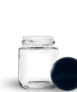 Pote de vidro modelo Belém 240 ml para geleias e pimentas
