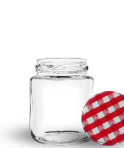 Pote de vidro modelo Belém 240 ml para geleias e pimentas