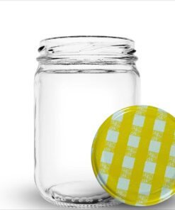 Pote de vidro Berlim 600ml com boca extra larga. Facilita o envase e o consumo de picles, frutas em calda e conservas robustas. Compre com segurança.