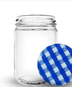 Pote de vidro Berlim 600ml com boca extra larga. Facilita o envase e o consumo de picles, frutas em calda e conservas robustas. Compre com segurança.