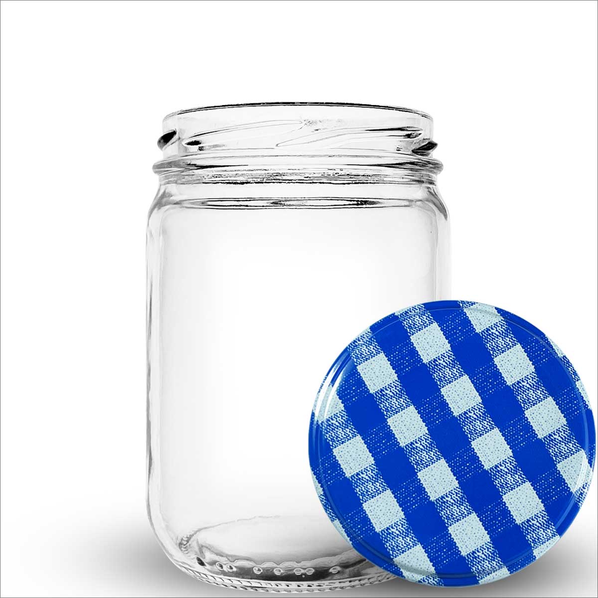 Pote de vidro Berlim 600ml com boca extra larga. Facilita o envase e o consumo de picles, frutas em calda e conservas robustas. Compre com segurança.