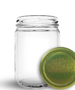 Pote de vidro Berlim 600ml com boca extra larga. Facilita o envase e o consumo de picles, frutas em calda e conservas robustas. Compre com segurança.