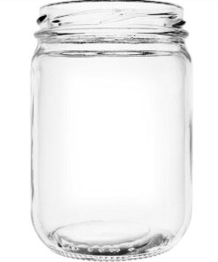 Pote de vidro Berlim 600ml com boca extra larga. Facilita o envase e o consumo de picles, frutas em calda e conservas robustas. Compre com segurança.