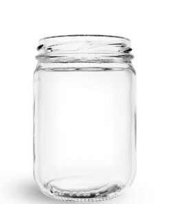 Pote de vidro Berlim 600ml com boca extra larga. Facilita o envase e o consumo de picles, frutas em calda e conservas robustas. Compre com segurança.