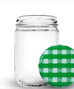 Pote de vidro Berlim 600ml com boca extra larga. Facilita o envase e o consumo de picles, frutas em calda e conservas robustas. Compre com segurança.