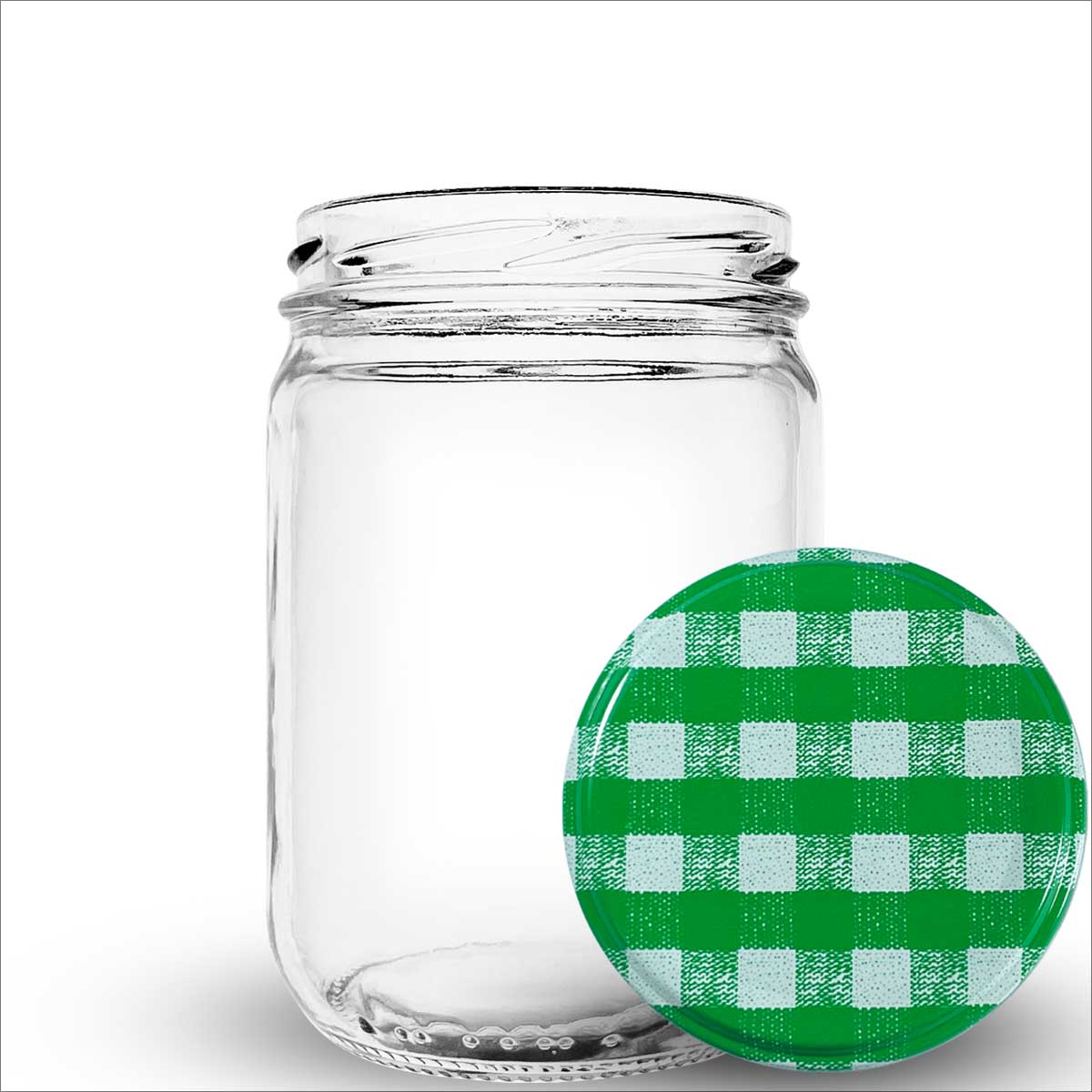 Pote de vidro Berlim 600ml com boca extra larga. Facilita o envase e o consumo de picles, frutas em calda e conservas robustas. Compre com segurança.