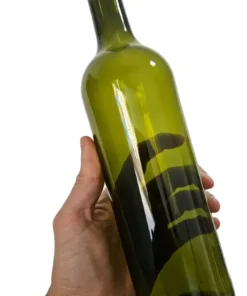 Alternative view of Garrafa de vidro Bordalesa Verde Escura 750 ml