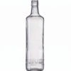 Garrafa de vidro modelo Cachaça do Brasil 700ml transparente tradicional.