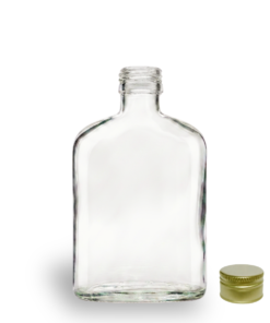 garrafinha cantil de vidro 160 ml