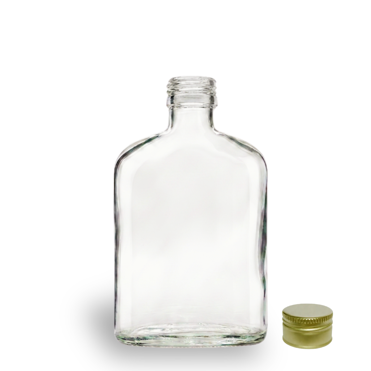 garrafinha cantil de vidro 160 ml