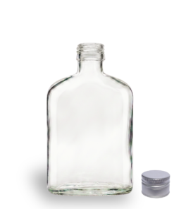 garrafinha cantil de vidro 160 ml