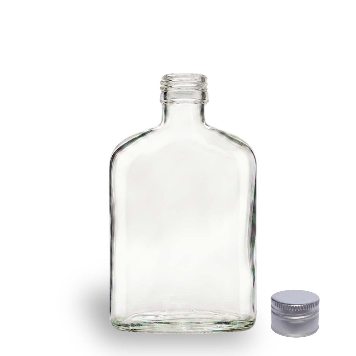 garrafinha cantil de vidro 160 ml