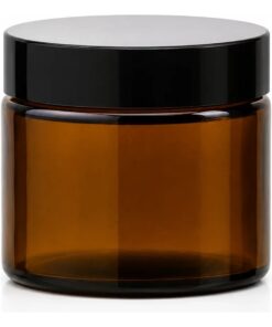 Alternative view of Pote de Vidro Âmbar para Cosméticos 100 ml