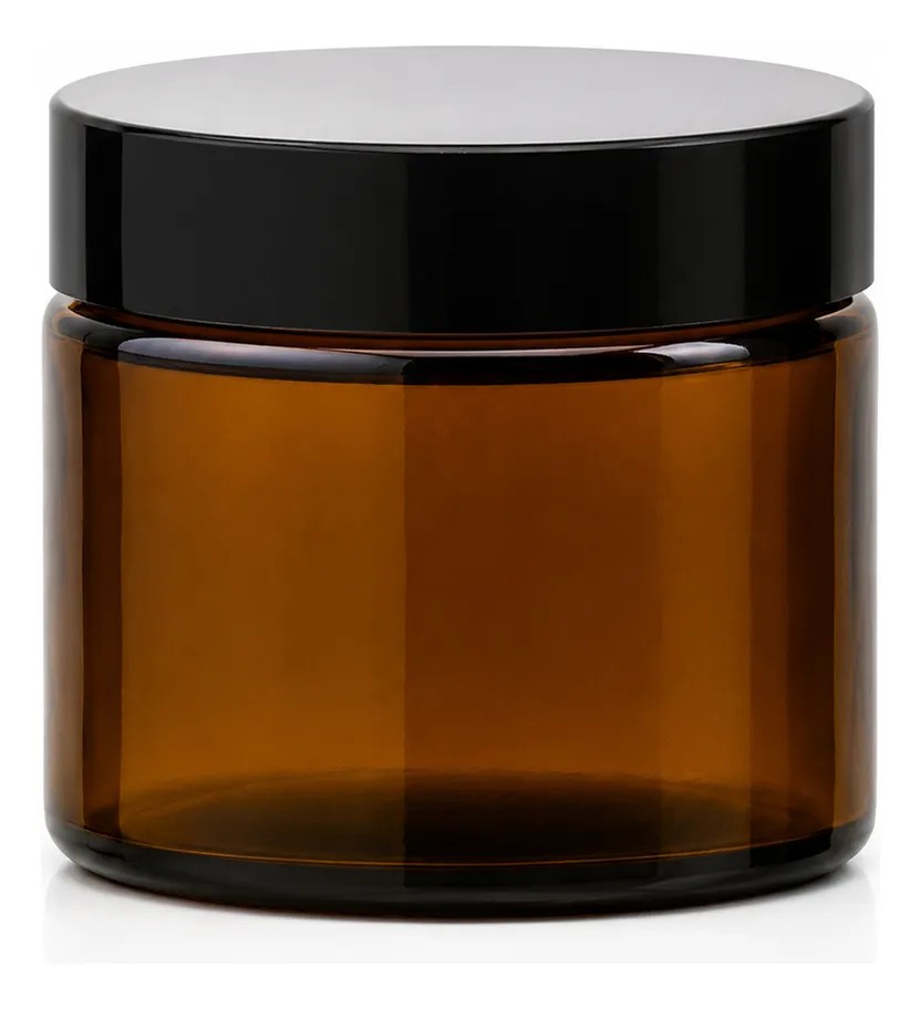 Pote de Vidro Âmbar para Cosméticos 60 ml - Imagem 2