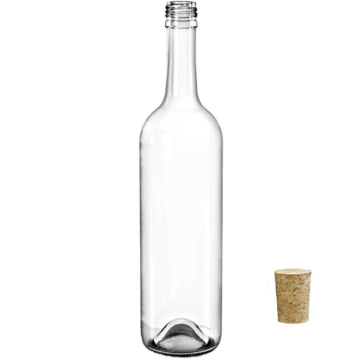 Garrafa de Vidro Bordalesa Chardô 750 ml - Imagem 9
