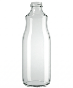 Garrafa de vidro para suco 1 Litro boca larga 38mm
