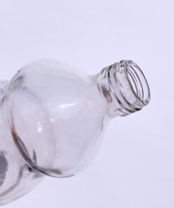 Garrafa de vidro de 1 litro com bocal de 28mm para sucos e detox.