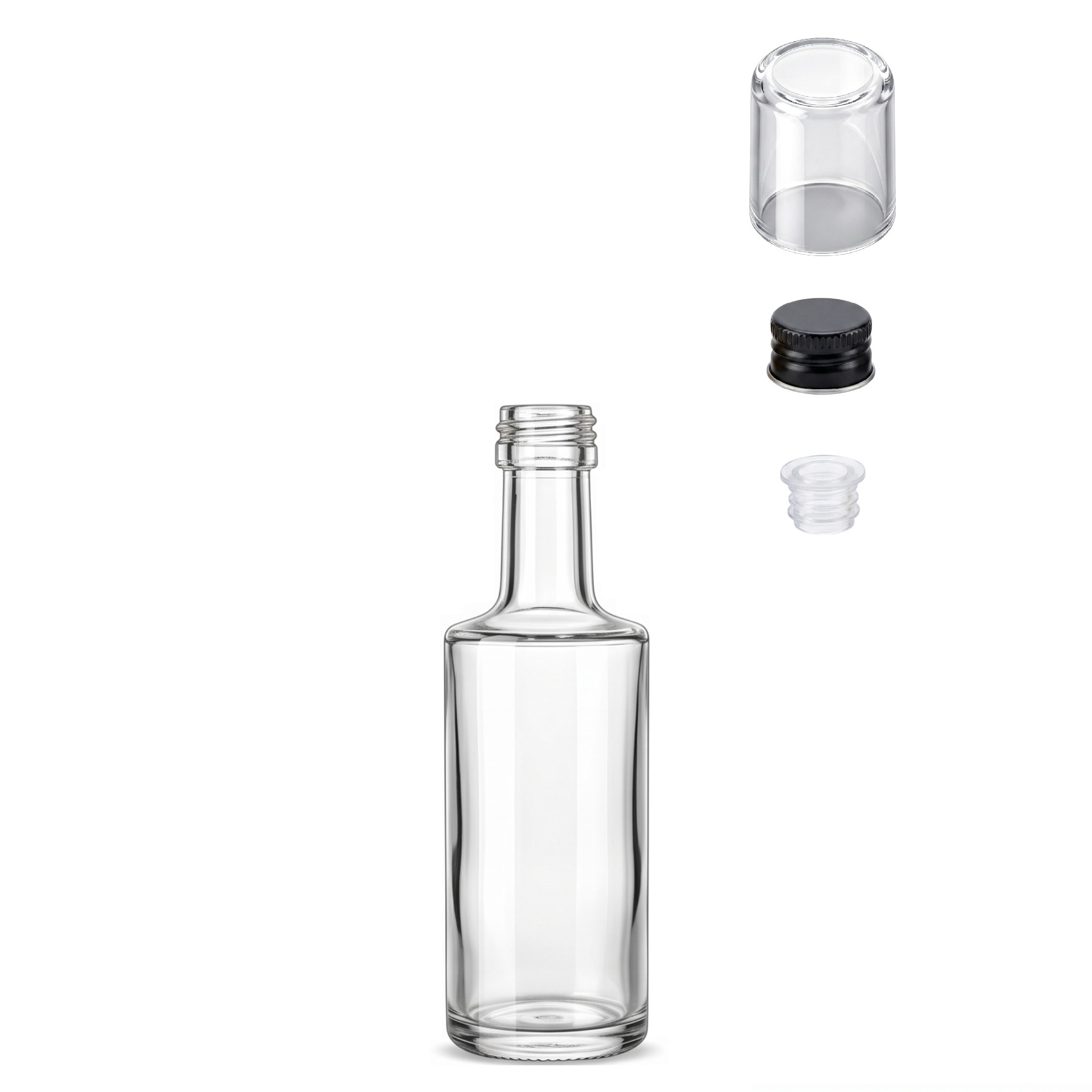 Mini Garrafa de Vidro Citrino 50 ml - Imagem 6