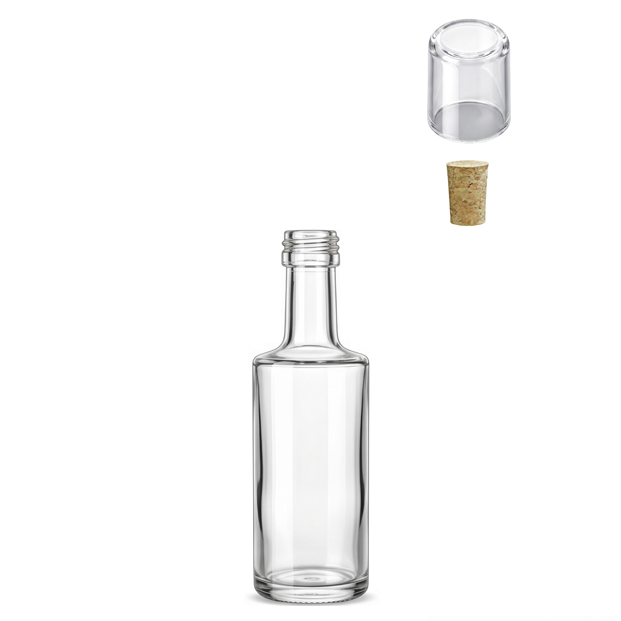 Mini Garrafa de Vidro Citrino 50 ml - Imagem 7