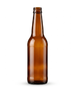 Alternative view of Garrafa de Vidro Long Neck Âmbar 355 ml