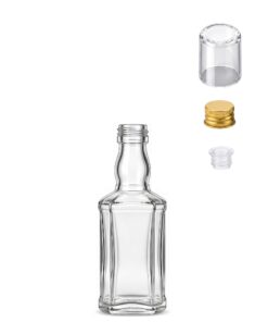 Alternative view of Mini Garrafa de Vidro Whisky 50 ml