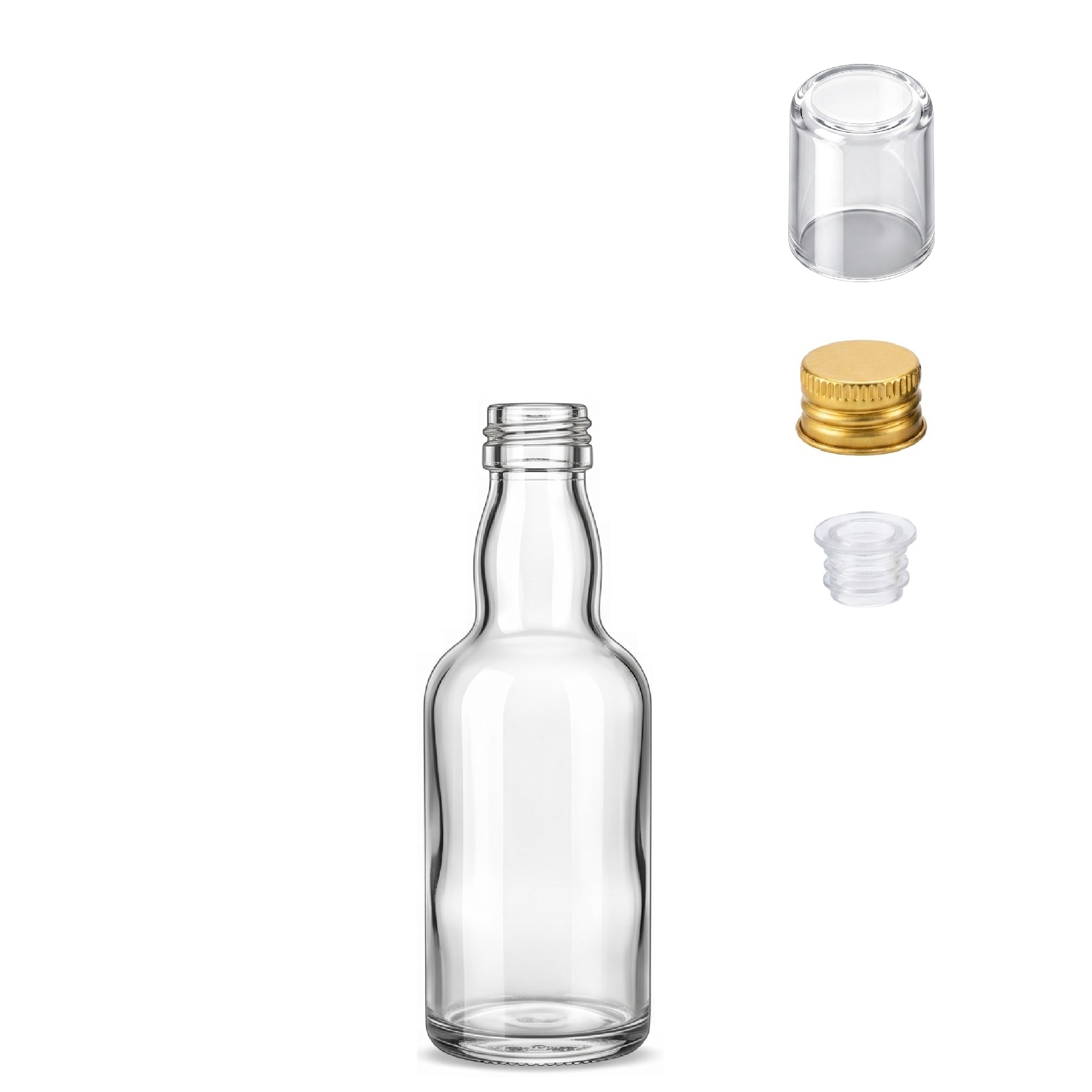 Mini Garrafa de Vidro Texas 50 ml - Imagem 2