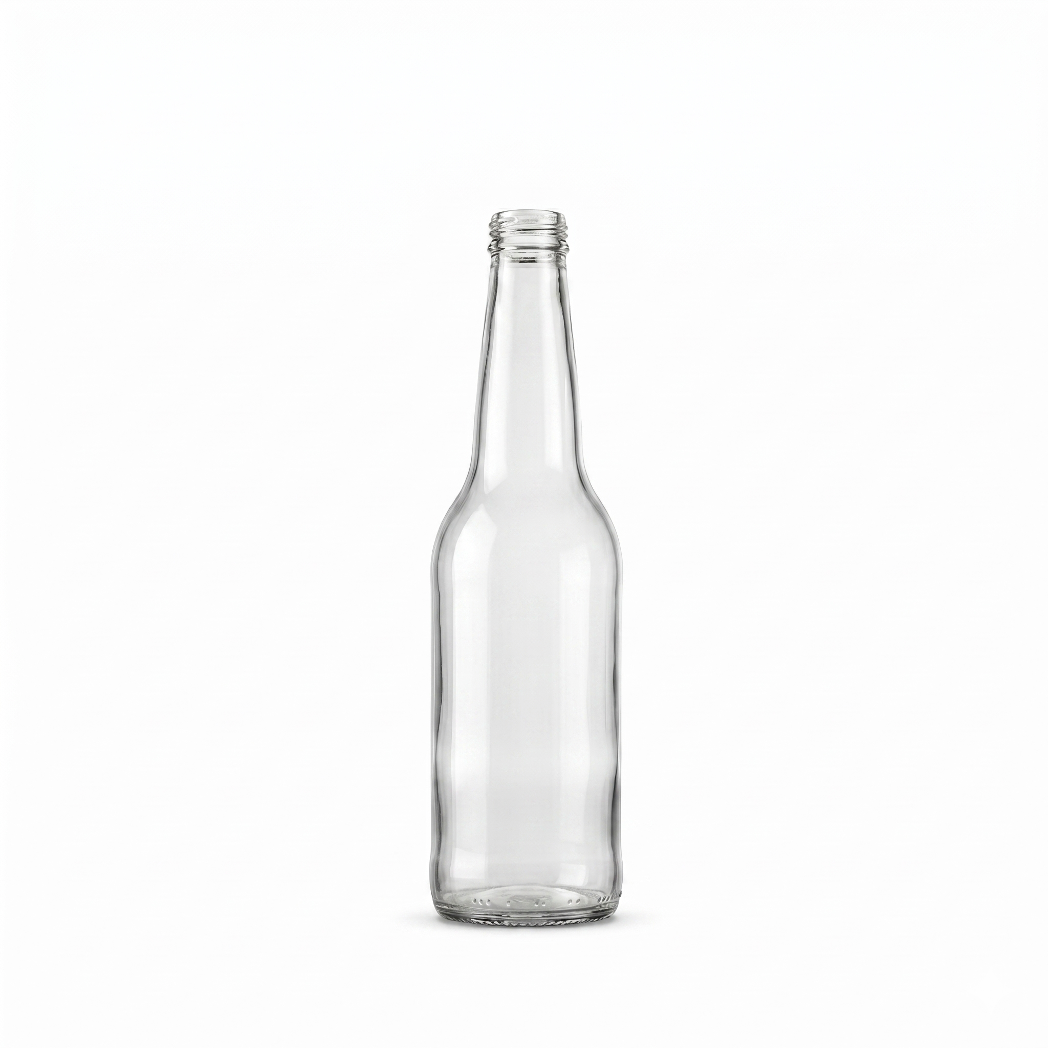 Garrafa de Vidro Long Neck Transparente 355 ml
