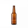 Garrafa de Vidro Long Neck Âmbar 355 ml