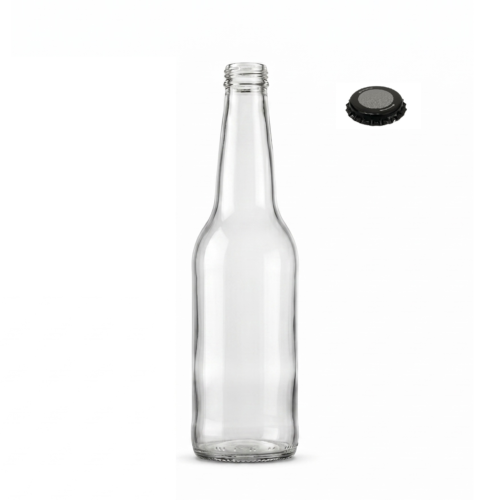 Garrafa de Vidro Long Neck Transparente 355 ml - Imagem 4