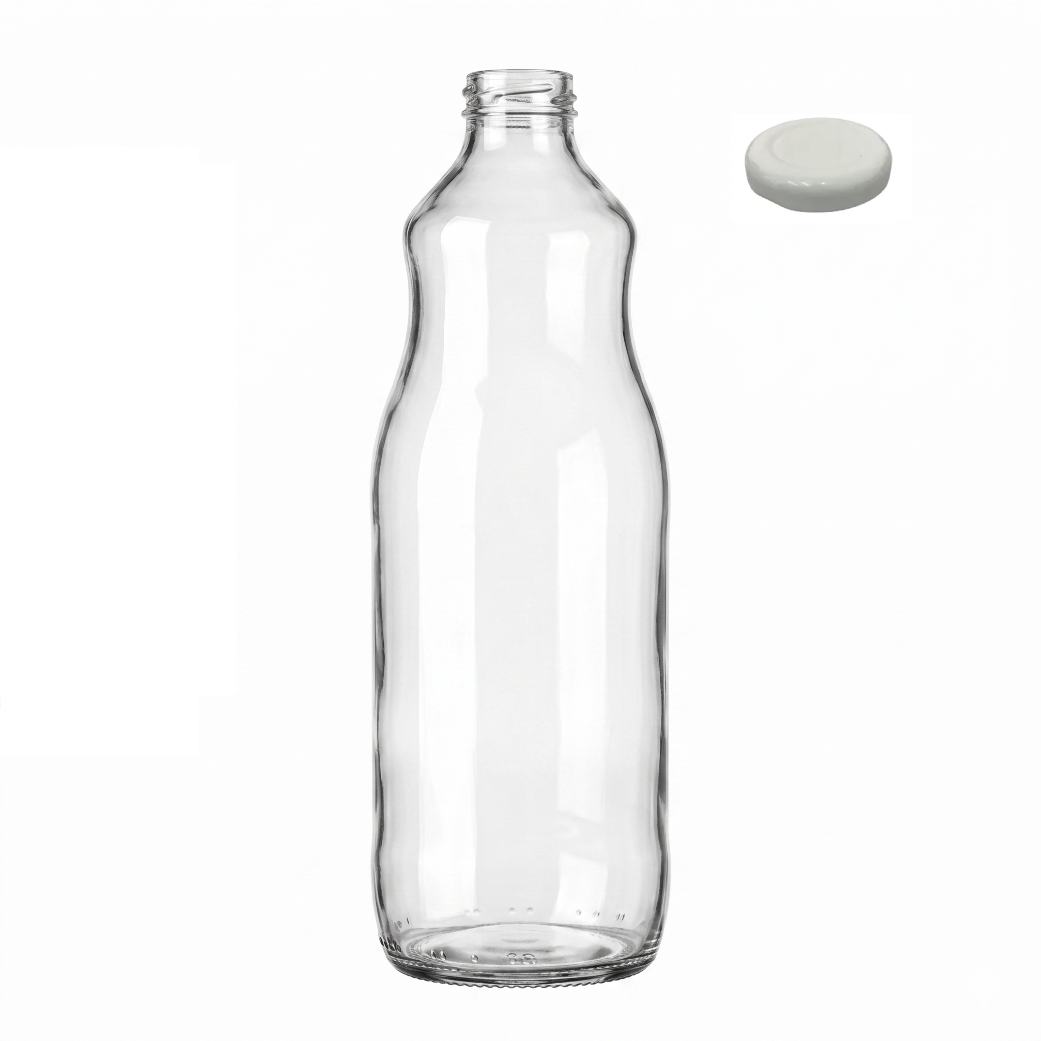 Garrafa de vidro para suco 1,5 Litros boca larga 38mm - Imagem 2