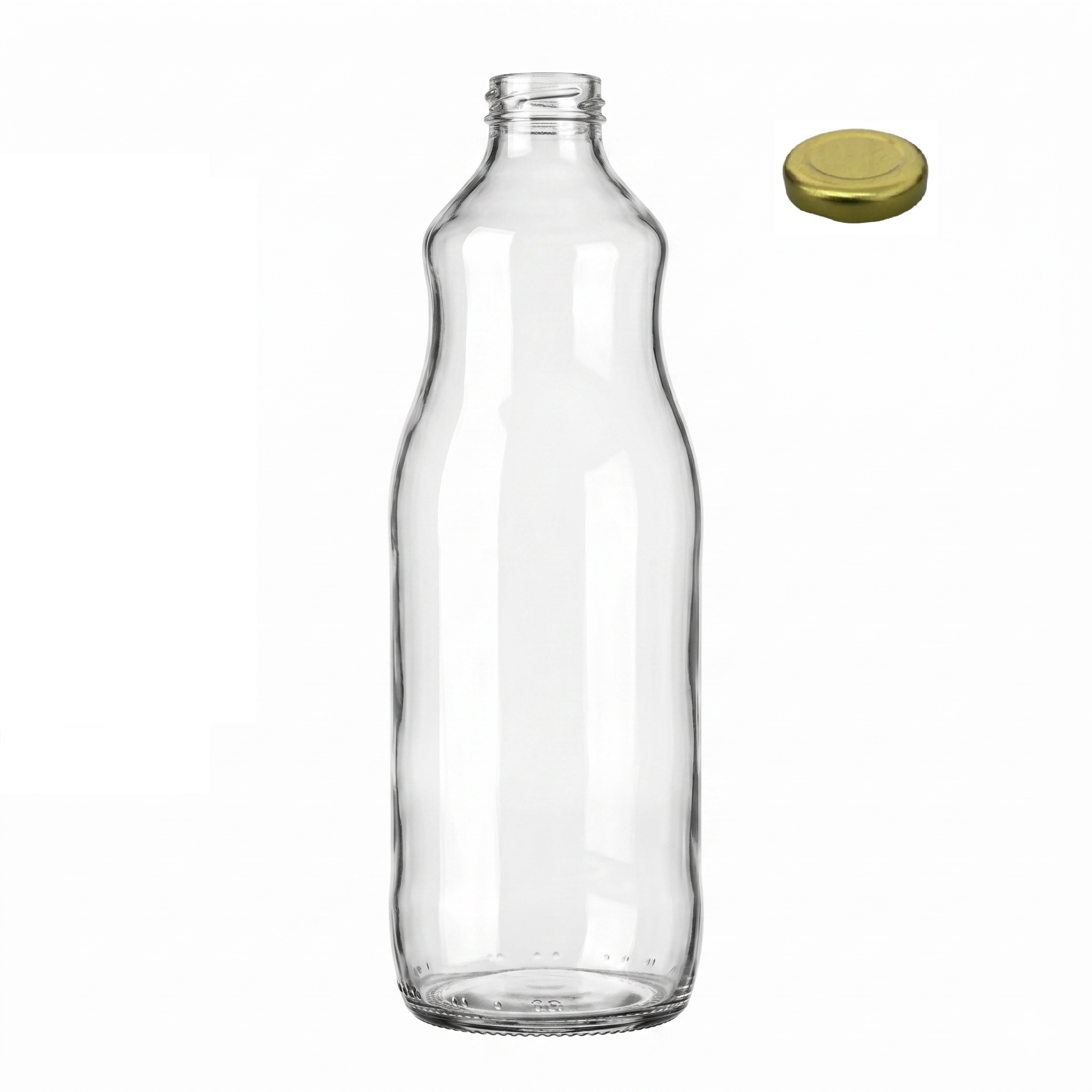 Garrafa de vidro para suco 1,5 Litros boca larga 38mm - Imagem 3