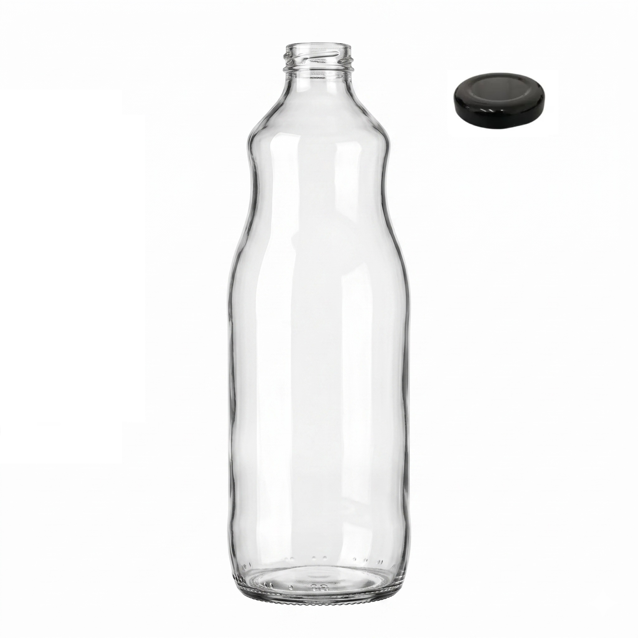 Garrafa de vidro para suco 1,5 Litros boca larga 38mm - Imagem 4